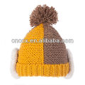 PK17ST323 neueste Design Dame Mode stricken Pom Pom Beanie Hut